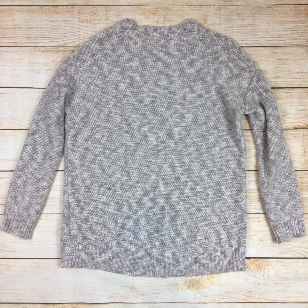REISS pullover marled sweater w/ pockets cotton XS - Picture 6 of 6